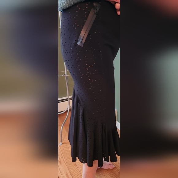 Byron Lars, Beauty Mark Line, Black Skirt Sz 6, worn once!! Anthropologie - Picture 4 of 16